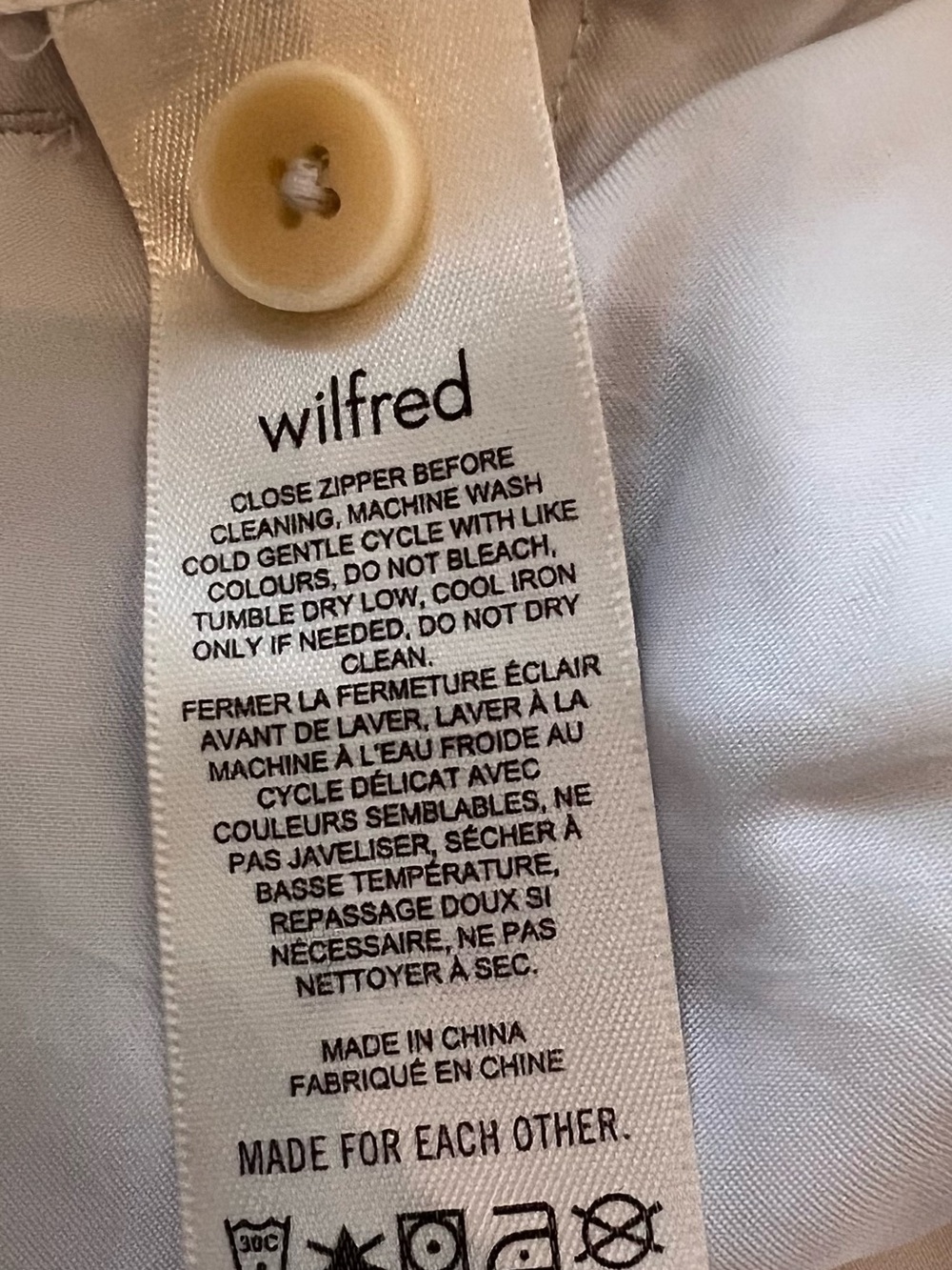 Aritzia Wilfred Women's The Effortless Pant Size 14 Monument Gray Crepette - Picture 11 of 12